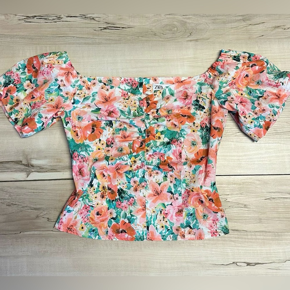 Zara Floral Blouse